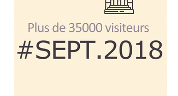 35000 visiteurs en septembre 2018